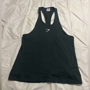 green gymshark workout tank